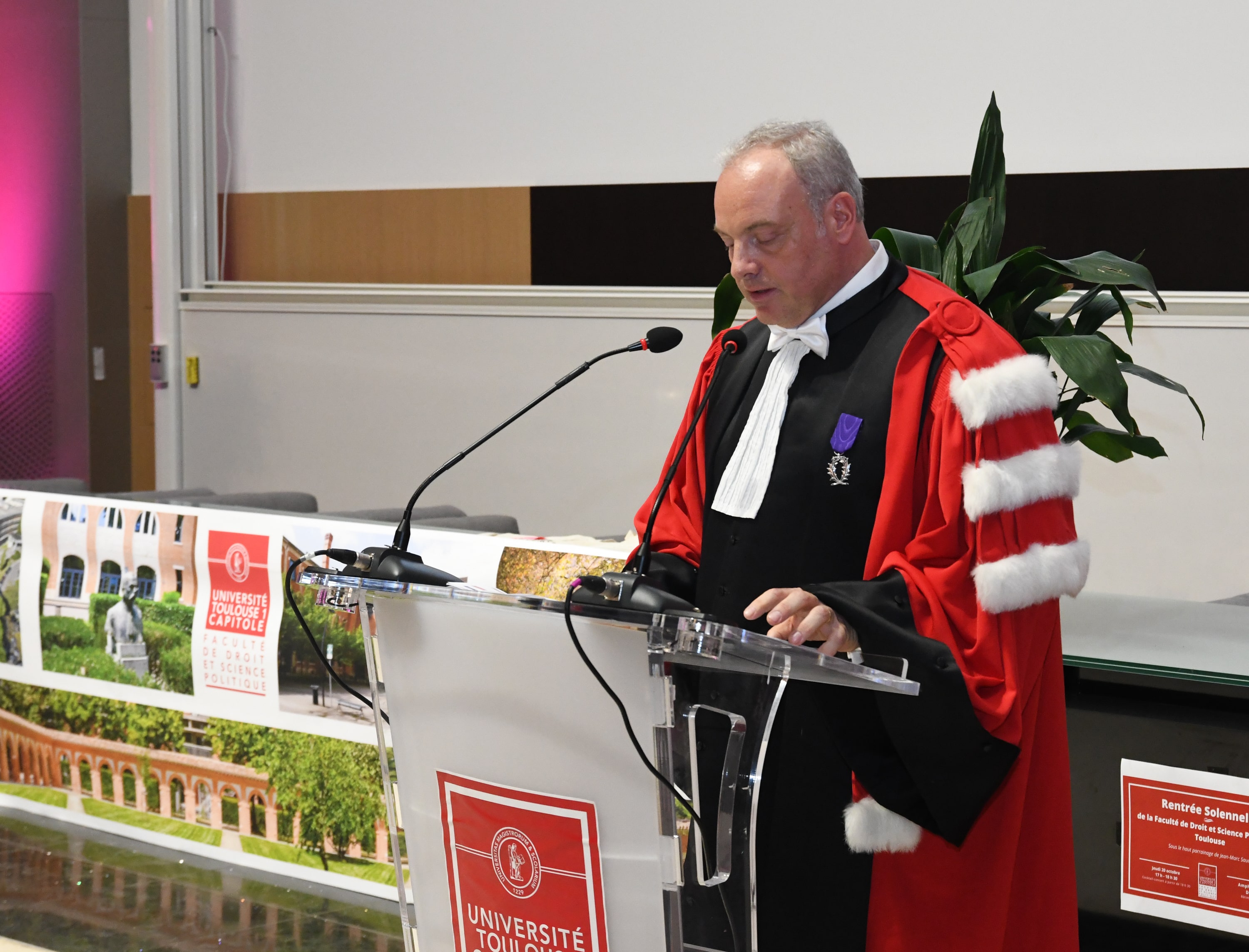 Photo rentrée solennelle de la faculté de droit 2022 Photo rentrée solennelle de la faculté de droit 2022