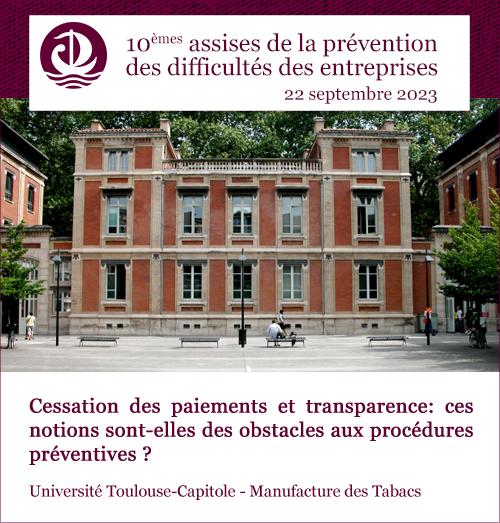 10e assises de la prévention des difficultés des entreprises