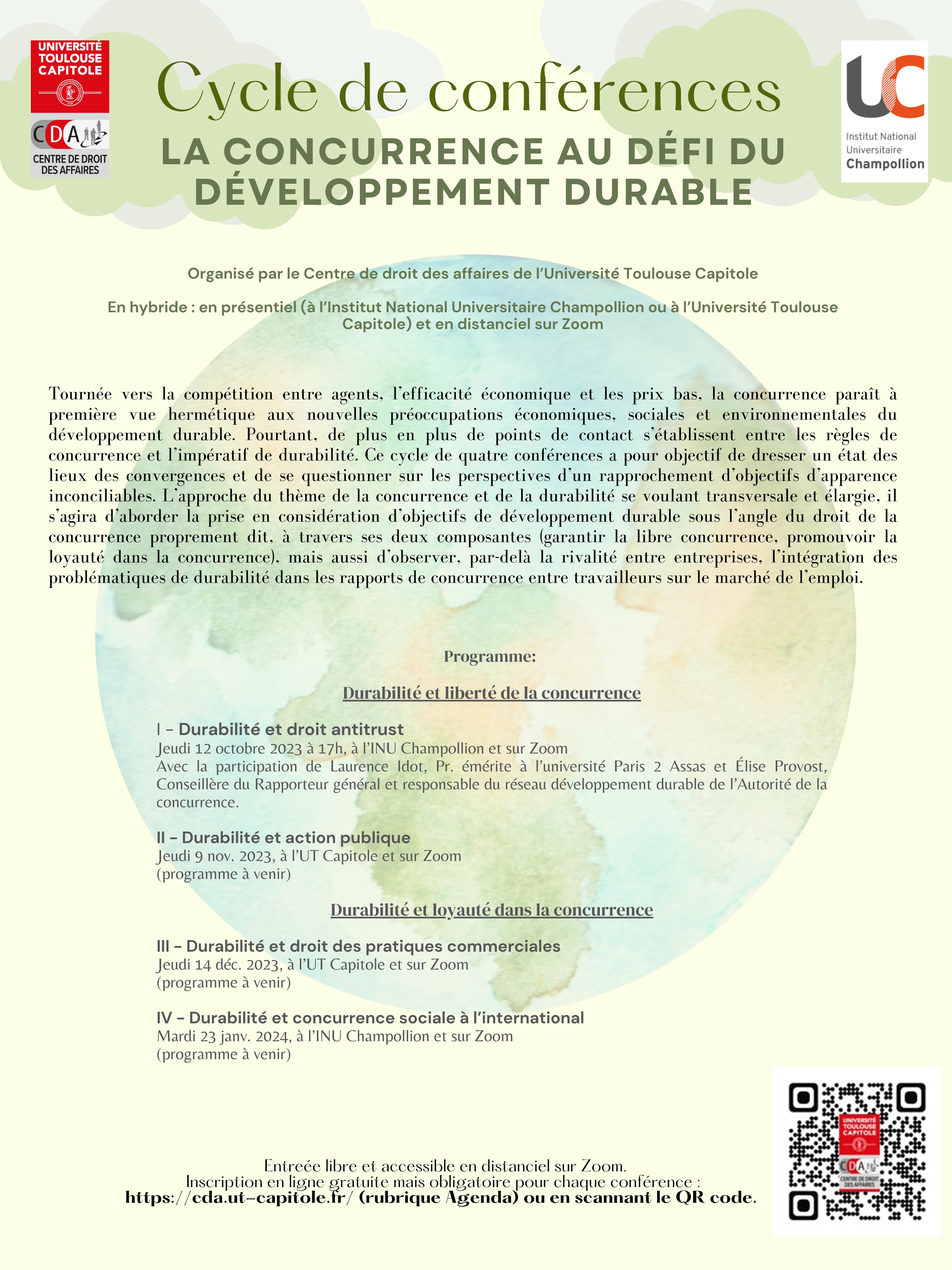 Concurrence au défi du développement durable