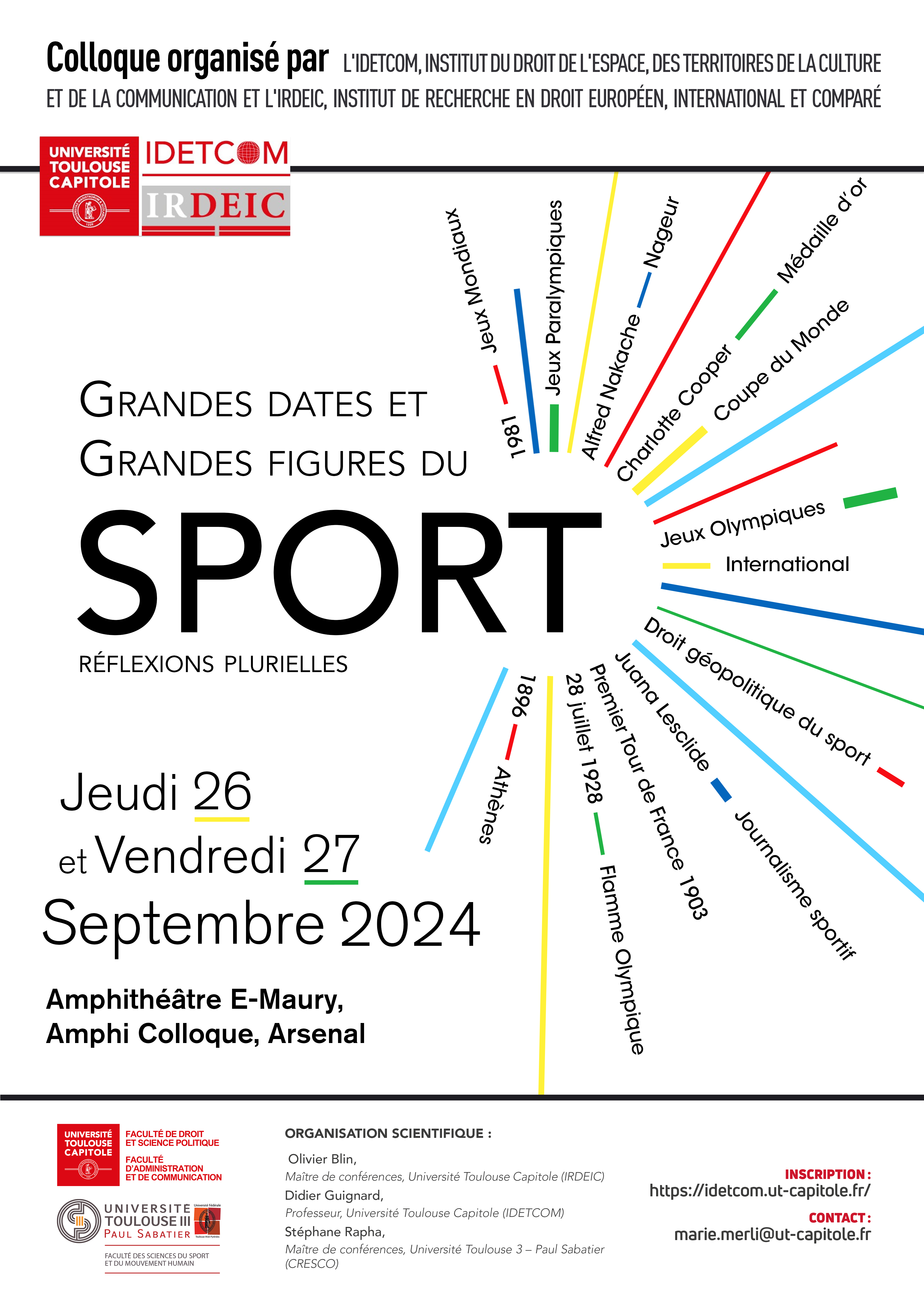 Grandes dates et figures du sport