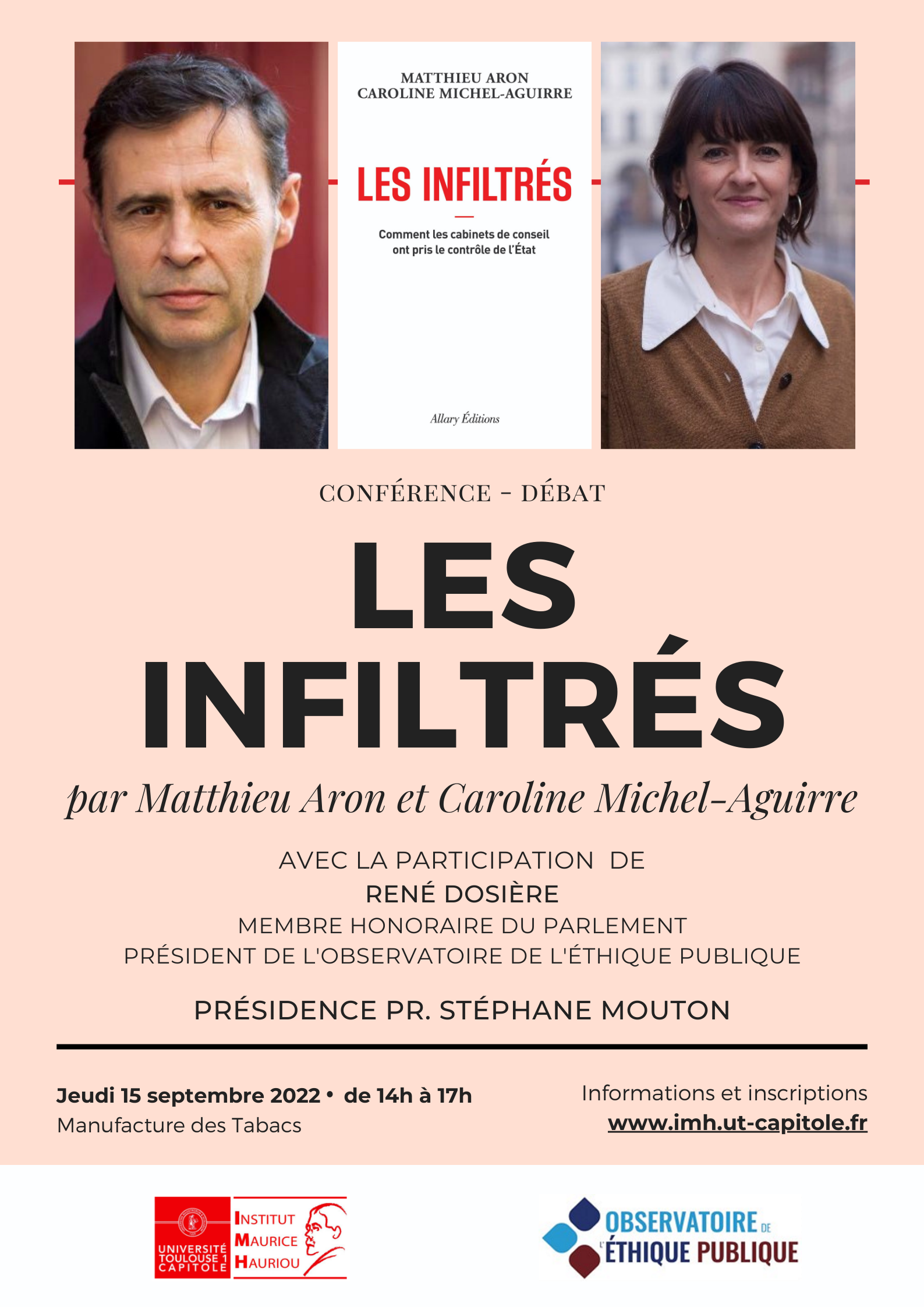 affiche conf les inflitrés